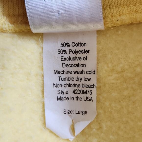 Vintage Can-Do Fashions Womens Yellow Flip Flop Sweatshirt Jacket Size XL Beach - Picture 7 of 11